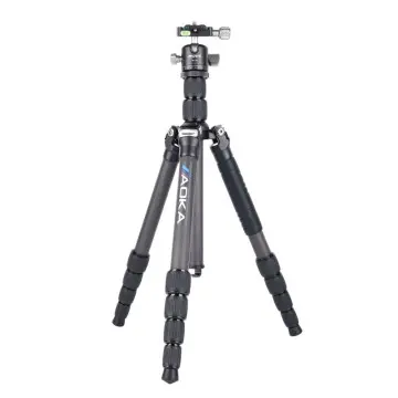 AOKA KE255C+BH25 Lightweight Professional Compact Travel Camera Carbon Fiber Tripod With Low Gravity Ball Head